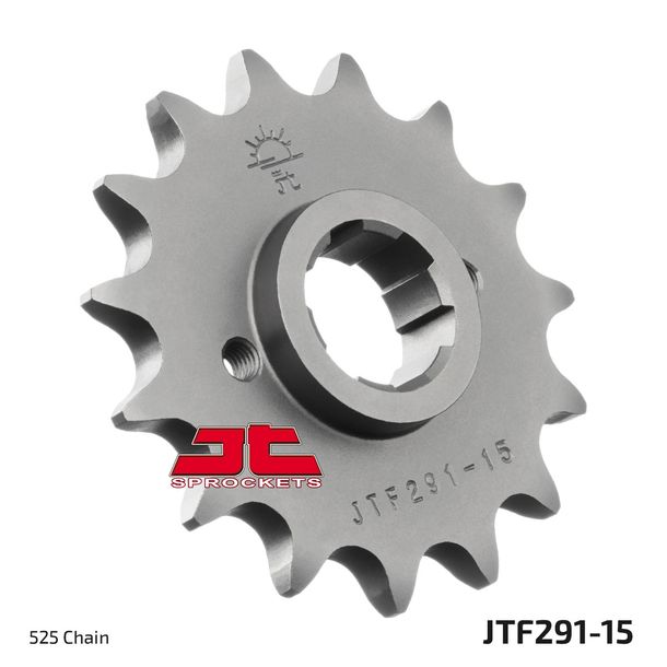 Ritzel JT Sprockets 525 15Z grobverzahnt Innendurchmesser 22mm / 25mm für Honda CMX Rebel CB S 27 PS 450 ccm Bj. 1986 - 1989