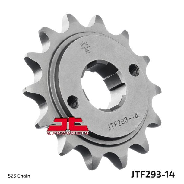 JT Sprockets 525 14Z grofgetand tandwiel binnendiameter 22mm/25mm voor Honda VT C Shadow XL V Transalp 600 ccm bouwjaar 1987 - 1988