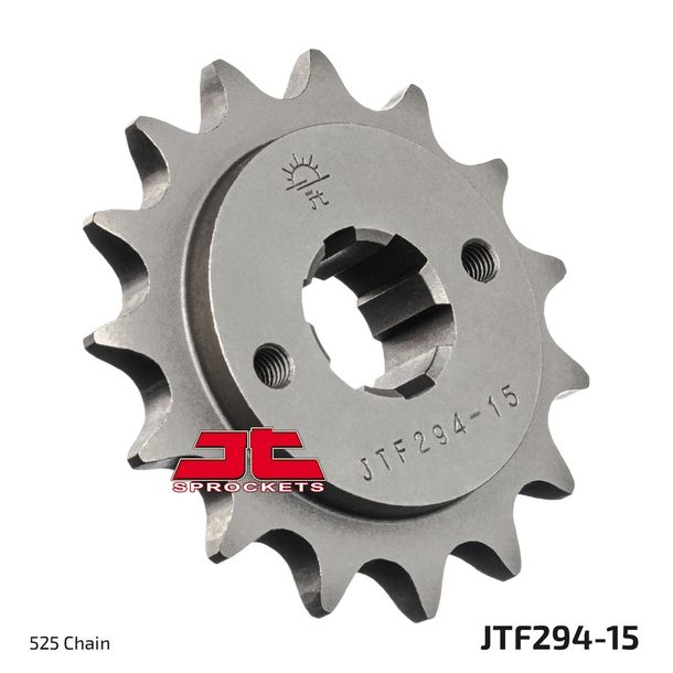 JT Sprockets 525 15Z grofgetand tandwiel binnendiameter 21 mm/25 mm voor Honda CBR R RR XBR 27 pk VFR GB Clubman 400/500 cc bouwjaar 1986 - 1990