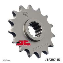 JT Sprockets 525 15T, pignone a denti fini, diametro interno 21,6 mm/25 mm per Honda CB CB-1 F CBF N CBR R RR ABS RVF 250 - 500 ccm Anno 1988 - 2018