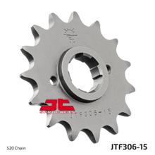 JT Sprockets 520 15Z grof getand binnendiameter 22mm/25mm voor Honda NX Dominator 650 cc bouwjaar 1988