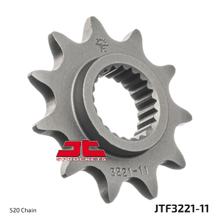 JT Sprockets 520 11T - Pignone a denti fini, diametro interno 22,7 mm/25 mm per Polaris Scrambler X Freedom Trial Boss Blazer 330 / 500 ccm