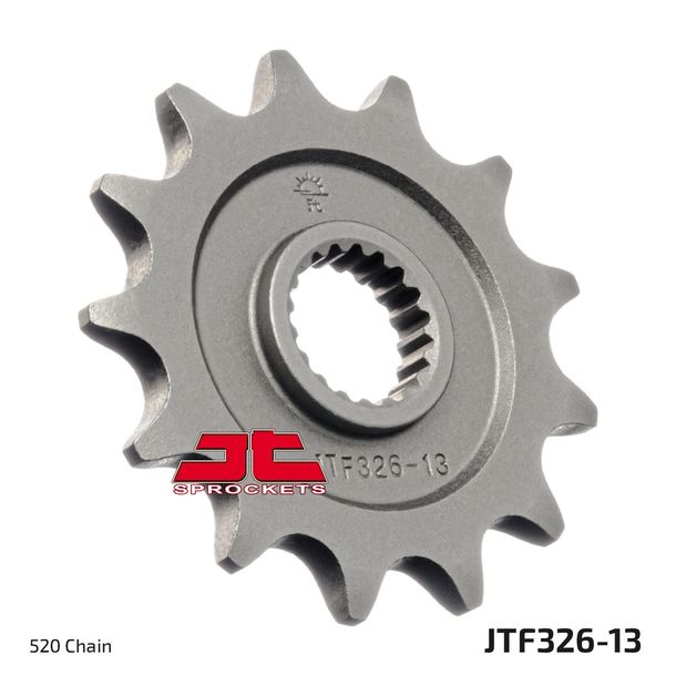 JT Sprockets 520 13Z fijngetand tandwiel binnendiameter 18mm/20mm voor Honda CR R 125 ccm bouwjaar 1987 - 2003