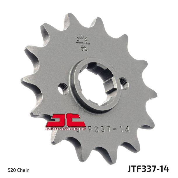 Ritzel JT Sprockets 520 14Z grobverzahnt Innendurchmesser 19mm / 22mm für Honda CR R 250 - 500 ccm Bj. 1981 - 1985