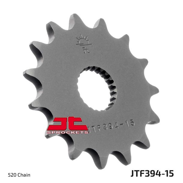 JT Sprockets 520 15Z fijn getand binnendiameter 22 mm/24 mm voor Aprilia RS Extrema Replica SX AF 1 Classic MX 125/450 cc