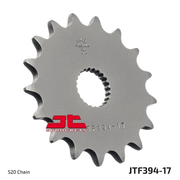 Piñón dentado fino JT Sprockets 520 17T, diámetro interior 22 mm/24 mm para Aprilia RS Extrema Replica SX AF 1 Classic MX 125 / 450 ccm