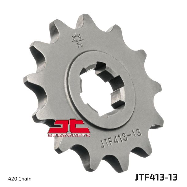 Pignon JT 420 13Z à dents grossières, diamètre intérieur 16 mm/20 mm pour Suzuki TS X RM 50 / 80 ccm