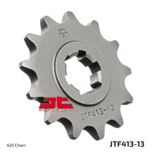 JT Sprockets 420 13Z grof getand binnendiameter 16 mm/20 mm voor Suzuki TS X RM 50/80 ccm