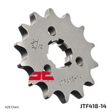 Pignon JT 428 14T à dents grossières, diamètre intérieur 16 mm/20 mm pour Kawasaki KX KE 125 / 175 ccm Année 1974 - 1982