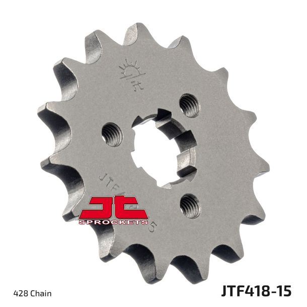 Ritzel JT Sprockets 428 15Z grobverzahnt Innendurchmesser 16mm / 20mm für Kawasaki KX KE 125 / 175 ccm Bj. 1974 - 1982
