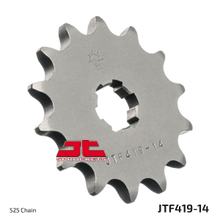 JT Sprockets 525 14Z grof getand binnendiameter 18mm/22mm voor Suzuki TS ER GT 250 cc bouwjaar 1973 - 1981