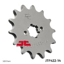 JT Sprockets 520 14T, pignone a denti grossi, diametro interno 16 mm/20 mm per Kawasaki KX, Suzuki GT E X5 Yamaha YZ BW Big Wheel 125 - 200 ccm Anno 1973 - 1993