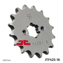 Pinhão JT Sprockets 428 16Z dentes grossos diâmetro interno 16mm / 20mm para Suzuki TS XE RG Gamma RM X ER RV Van L GP 80 - 125 ccm ano 1973 - 2018
