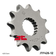 Ritzel JT Sprockets 428 12Z feinverzahnt Innendurchmesser 18mm / 20mm für Kreidler Supermoto Dice GS SM DT, Suzuki S SU Enduro DD Hyosung GA 2V Cruise