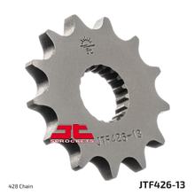 Ritzel JT Sprockets 428 13Z feinverzahnt Innendurchmesser 18mm / 20mm für Kreidler Supermoto Dice GS SM DT, Suzuki S SU Enduro DD Hyosung GA 2V Cruise