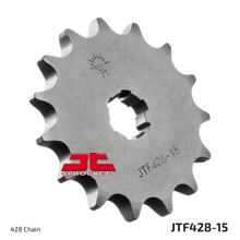 JT Sprockets 428 15Z grof getand binnendiameter 13 mm/16 mm voor Suzuki TS XE DR-Z, Yamaha YZ 70/80 cc bouwjaar 1977 - 2019