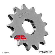 Pinhão JT Sprockets 420 13Z dentes grossos diâmetro interno 17mm / 20mm