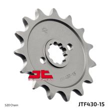 JT Sprockets 520 15T, pignone a denti fini, diametro interno 16,7 mm/20 mm per Suzuki RM-Z, Kawasaki KX F GSX GT E 250 ccm Anno 1979 - 2006