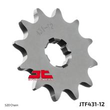 JT Sprockets 520 12Z fijngetand tandwiel binnendiameter 18 mm/22 mm voor Suzuki PE RM 250 - 465 ccm bouwjaar 1976 - 1982
