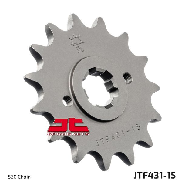 Ritzel JT Sprockets 520 15Z feinverzahnt Innendurchmesser 18mm / 22mm für Suzuki PE RM 250 - 465 ccm Bj. 1976 - 1982