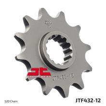 Převodovka JT Sprockets 520 12Z jemnozubá vnitřní průměr 19,5mm / 22mm pro Suzuki DR-Z E K DR S SH SE, Beta Alp 4.0 SM RM 200 - 400 ccm r. v. 1982 - 2020