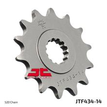Pignon à dents fines JT Sprockets 520 14T, diamètre intérieur 19,5 mm/22 mm pour Brixton Cromwell, Suzuki GN VL Intruder LC GZ Marauder DR S Glanville Année 1978 - 2021
