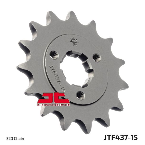 Ritzel JT Sprockets 520 15Z grobverzahnt Innendurchmesser 21mm / 25mm für Suzuki DR R RS Dakar 600 / 650 ccm Bj. 1985 - 1996