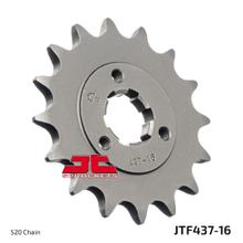 JT Sprockets 520 16Z grofgetand tandwiel binnendiameter 21 mm/25 mm voor Suzuki DR R RS Dakar 600/650 ccm bouwjaar 1985 - 1996