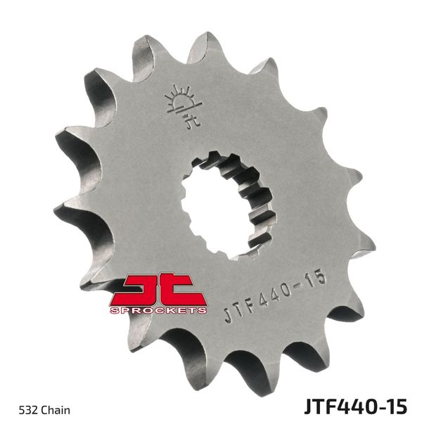 Ritzel JT Sprockets 532 15Z feinverzahnt Innendurchmesser 21,6mm / 25mm