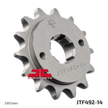Piñón de dientes gruesos JT Sprockets 530 14T, diámetro interior 21 mm/25 mm para Ducati Pantah SL 500 / 600 ccm Año 1979 - 1984