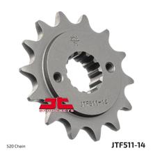 Ritzel JT Sprockets 520 14Z feinverzahnt Innendurchmesser 21,7mm / 25mm für Kawasaki KLR Tengai KLX A R 650 ccm Bj. 1987 - 2004