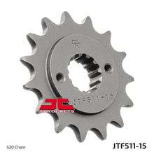 JT Sprockets 520 15T fine toothed sprocket inner diameter 21.6 mm/25 mm for Kawasaki KLR Tengai KLX R 650 ccm Year 1990 - 2004