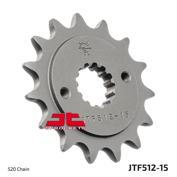 Ritzel JT Sprockets 520 15Z feinverzahnt Innendurchmesser 21,6mm / 25mm für Kawasaki ER-5 ZX-9R Ninja GPZ S ZX-7 R RR, Yamaha YZF Thunder Cat KLE ZRX Bj. 1984 - 2007