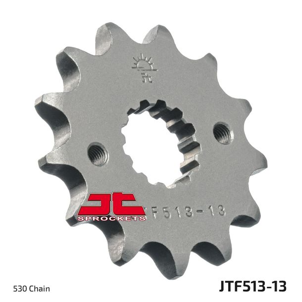 Pignon à dents fines JT Sprockets 530 13T, diamètre intérieur 21,6 mm/25 mm pour Suzuki GSX 1 FA F GSF Bandit SA, Yamaha FZS Fazer S N 250 - 1400 ccm Année 1975 - 2017