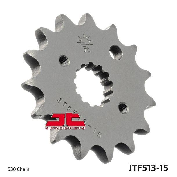 Ritzel JT Sprockets 530 15Z feinverzahnt Innendurchmesser 21,6mm / 25mm für Suzuki GSX 1 FA F GSF Bandit SA, Yamaha FZS Fazer S N 250 - 1400 ccm Bj. 1975 - 2017