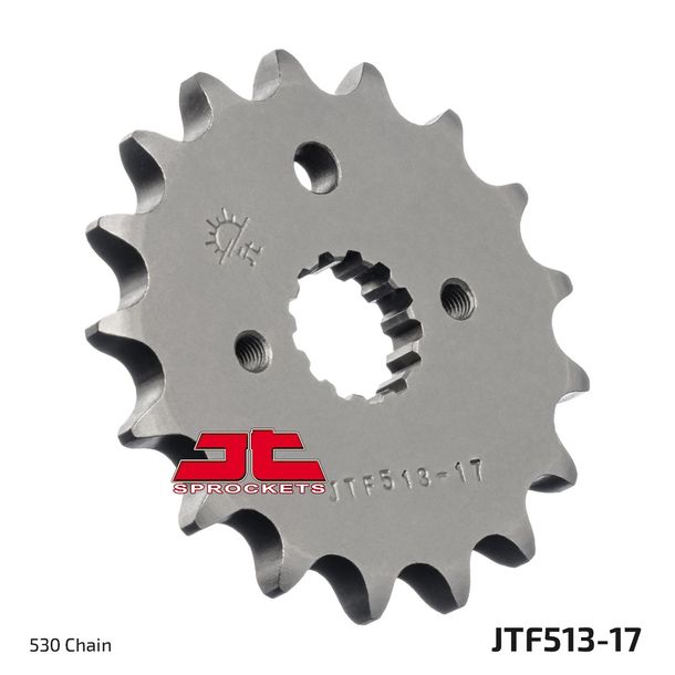 Ritzel JT Sprockets 530 17Z feinverzahnt Innendurchmesser 21,6mm / 25mm für Suzuki GSX 1 FA F GSF Bandit SA, Yamaha FZS Fazer S N 250 - 1400 ccm Bj. 1975 - 2017