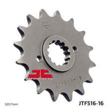 Pastorek JT Sprockets 520 16Z jemnozubý vnitřní průměr 21,6mm / 25mm pro Suzuki GS, Kawasaki KLR Tengai KLX S F A 250 - 650 ccm r.v. 1984 - 2017