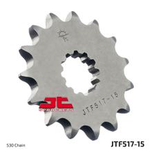 Ritzel JT Sprockets 530 15Z feinverzahnt Innendurchmesser 24mm / 28,7mm für Kawasaki ZR Zephyr ZZR ABS ZX-12 R GPZ F Performance Sport 750 - 1400 ccm Bj. 1984 - 2020