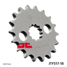Pastorek JT Sprockets 530 18 zubů jemné ozubení vnitřní průměr 24mm / 28,7mm pro Kawasaki ZR Zephyr ZZR ABS ZX-12 R GPZ F Performance Sport 750 - 1400 ccm Rok výroby 1984 - 2020