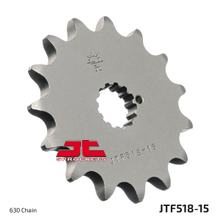 Ritzel JT Sprockets 630 15Z feinverzahnt Innendurchmesser 21,6mm / 25mm für Suzuki GSX GT, Kawasaki Z LTD Belt Drive S Katana Z1 650 - 1100 ccm Bj. 1973 - 1987