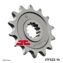 Pignon à dents fines JT Sprockets 630 14T, diamètre intérieur 24 mm/28,5 mm pour Kawasaki GPZ Z R LTD J 1000 / 1100 ccm Année 1981 - 1983