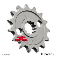 JT Sprockets 630 15T - Pignone a denti fini, diametro interno 24 mm/28,5 mm per Kawasaki GPZ Z R LTD J 1000 / 1100 ccm Anno 1981 - 1983