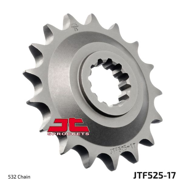 JT sprocket 532 17T fine toothed inner diameter 24 mm/28.5 mm for Kawasaki ZX 1000 ccm Year 1988 - 1990