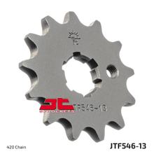 Pignone JT 420 13Z a denti grossi diametro interno 16 mm/20 mm per Yamaha Chappy TT-R, Kawasaki KX PW E 50 - 110 ccm