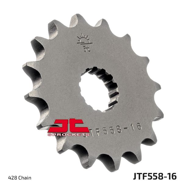 Ritzel JT Sprockets 428 16Z feinverzahnt Innendurchmesser 17,7mm / 20mm für Yamaha DT X, Kawasaki Ninja Z Derbi GPR Nude Racing RE TDR R Sachs ZZ ZX Bj. 1993 - 2020