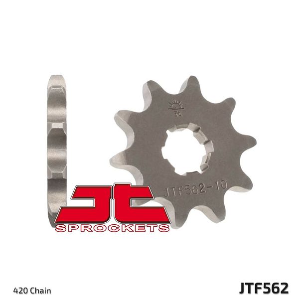 Piñón JT 420 9Z con dientes gruesos, diámetro interior 13 mm/16 mm para Yamaha DTR RDM FS1 DTM DTLC, Kawasaki KFX KDX 50 / 80 ccm