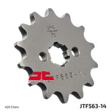 Ozubené kolo JT Sprockets 420 14Z hrubozubé vnitřní průměr 13mm / 16mm pro Yamaha DTR, Suzuki TS X RDM DT LC 2 FS1 DTM DTLC LT Quadrunner A 50 / 80 ccm