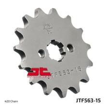 Piñón JT 420 15Z con dientes gruesos, diámetro interior 13 mm/16 mm para Yamaha DTR, Suzuki TS X RDM FS1 DTM DTLC FS SE LT Quadrunner A 50 / 80 ccm