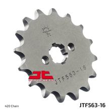Piñón JT 420 16Z con dientes gruesos, diámetro interior 13 mm/16 mm para Yamaha DTR, Suzuki TS X RDM FS1 DTM DTLC FS SE LT Quadrunner A 50 / 80 ccm
