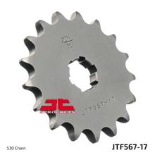 Ozubené kolo JT Sprockets 530 17Z s hrubým ozubením vnitřní průměr 21mm / 25mm pro Yamaha RD LC 250 - 400 ccm r. v. 1976 - 1983